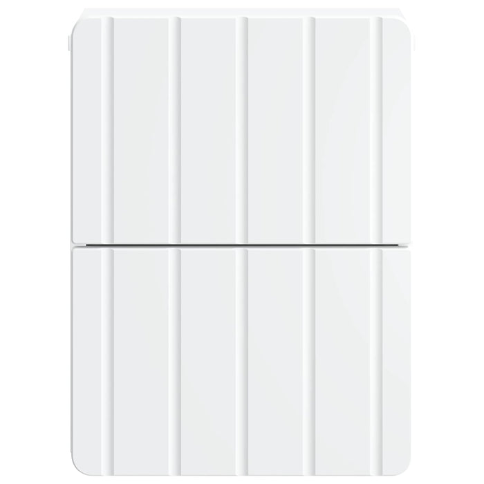 Dulap de noapte suspendat Alb 33 x 34,5 x 43 cm Lemn prelucrat - WALTI WALTI
