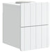Dulap de noapte suspendat cu sertar 2 pcs Alb 33 x 34,5 x 43 cm - WALTI WALTI