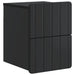 Dulap de noapte suspendat cu sertar Negru 33 x 34,5 x 43 cm - WALTI WALTI