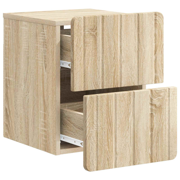 Dulap de noapte suspendat Stejar Sonoma 33 x 34,5 x 43 cm - WALTI WALTI