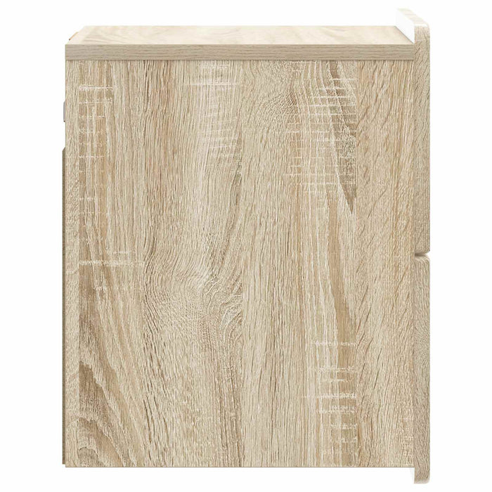 Dulap de noapte suspendat 2 pcs Stejar Sonoma 33 x 34,5 x 43 cm - WALTI WALTI