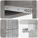 Dulap de noapte suspendat cu sertar Gri Beton 33 x 34,5 x 43 cm - WALTI WALTI