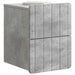 Dulap de noapte suspendat cu sertar Gri Beton 33 x 34,5 x 43 cm - WALTI WALTI