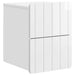 Dulap de noapte suspendat Alb foarte lucios 33 x 34,5 x 43 cm - WALTI WALTI