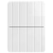 Dulap de noapte suspendat cu sertar 2 pcs Alb foarte lucios - WALTI WALTI