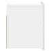 Dulap de noapte suspendat cu sertar 2 pcs Alb foarte lucios - WALTI WALTI