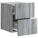 Dulap de noapte suspendat Sonoma gri 33 x 34,5 x 43 cm - WALTI WALTI