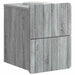 Dulap de noapte suspendat 2 pcs Sonoma gri 33 x 34,5 x 43 cm - WALTI WALTI