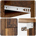 Dulap de noapte suspendat 2 pcs Lemn vechi 33 x 34,5 x 43 cm - WALTI WALTI