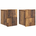 Dulap de noapte suspendat 2 pcs Lemn vechi 33 x 34,5 x 43 cm - WALTI WALTI