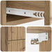 Dulap de noapte suspendat Stejar Artizanal 33 x 34,5 x 43 cm - WALTI WALTI