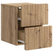 Dulap de noapte suspendat Stejar Artizanal 33 x 34,5 x 43 cm - WALTI WALTI