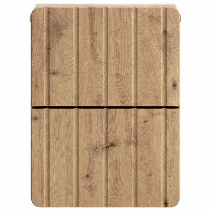 Dulap de noapte suspendat Stejar Artizanal 33 x 34,5 x 43 cm - WALTI WALTI