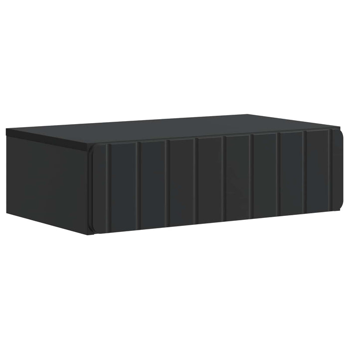 Masă laterală montată pe perete Negru 59 x 34,5 x 17 cm - WALTI WALTI