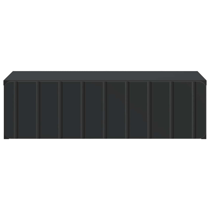 Masă laterală montată pe perete Negru 59 x 34,5 x 17 cm - WALTI WALTI