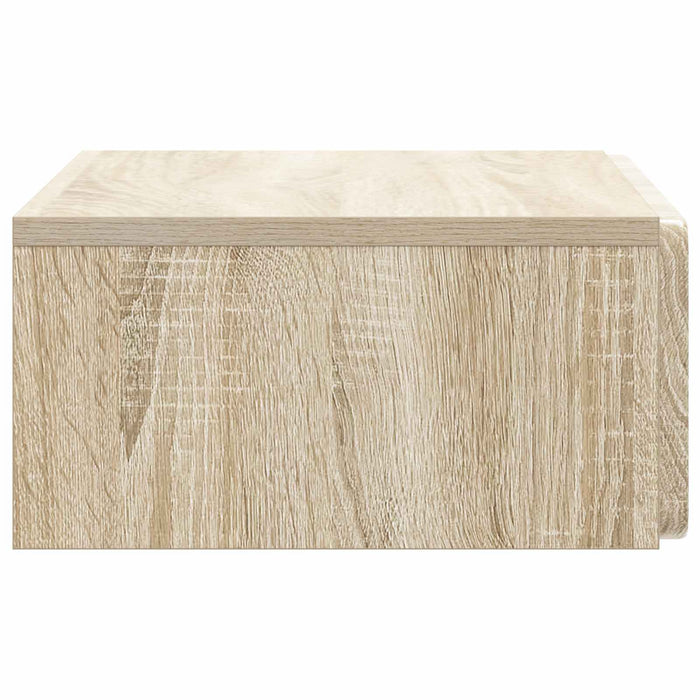 Masă laterală montată pe perete Stejar Sonoma 59 x 34,5 x 17 cm - WALTI WALTI