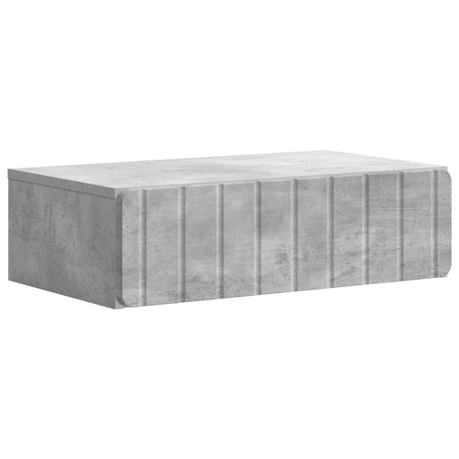 Masă laterală montată pe perete Gri Beton 59 x 34,5 x 17 cm - WALTI WALTI