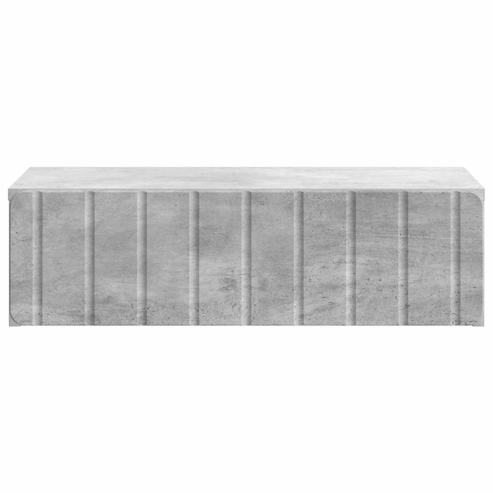 Masă laterală montată pe perete Gri Beton 59 x 34,5 x 17 cm - WALTI WALTI