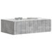 Masă laterală montată pe perete Gri Beton 59 x 34,5 x 17 cm - WALTI WALTI