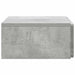 Masă laterală montată pe perete Gri Beton 59 x 34,5 x 17 cm - WALTI WALTI