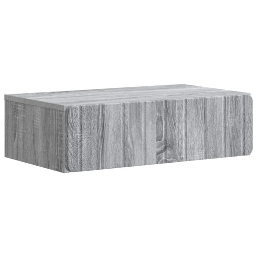 Masă laterală montată pe perete Sonoma gri 59 x 34,5 x 17 cm - WALTI WALTI