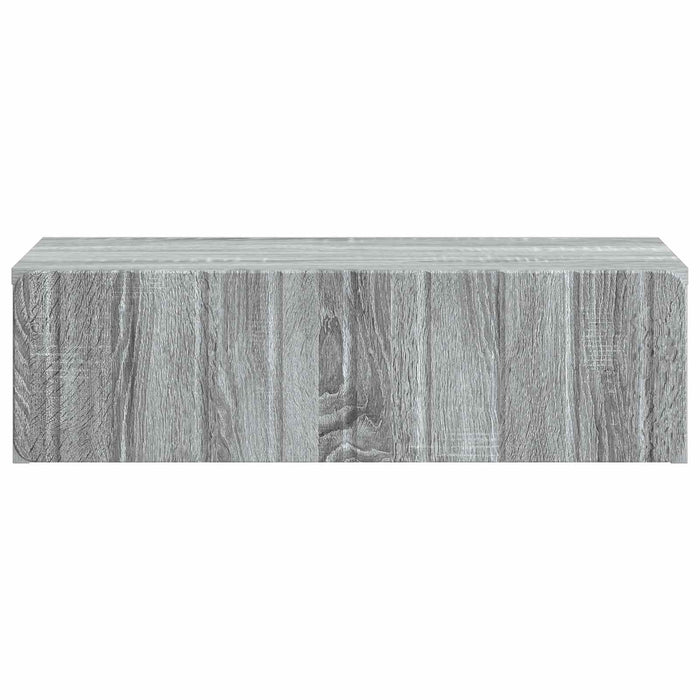 Masă laterală montată pe perete Sonoma gri 59 x 34,5 x 17 cm - WALTI WALTI