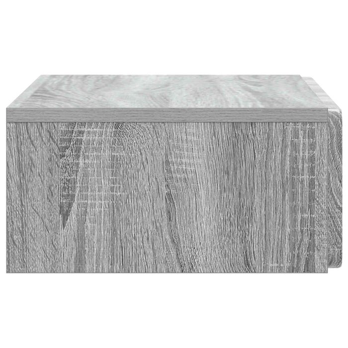 Masă laterală montată pe perete Sonoma gri 59 x 34,5 x 17 cm - WALTI WALTI