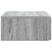 Masă laterală montată pe perete Sonoma gri 59 x 34,5 x 17 cm - WALTI WALTI