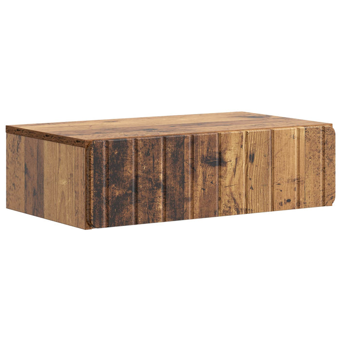 Masă laterală montată pe perete Lemn vechi 59 x 34,5 x 17 cm - WALTI WALTI