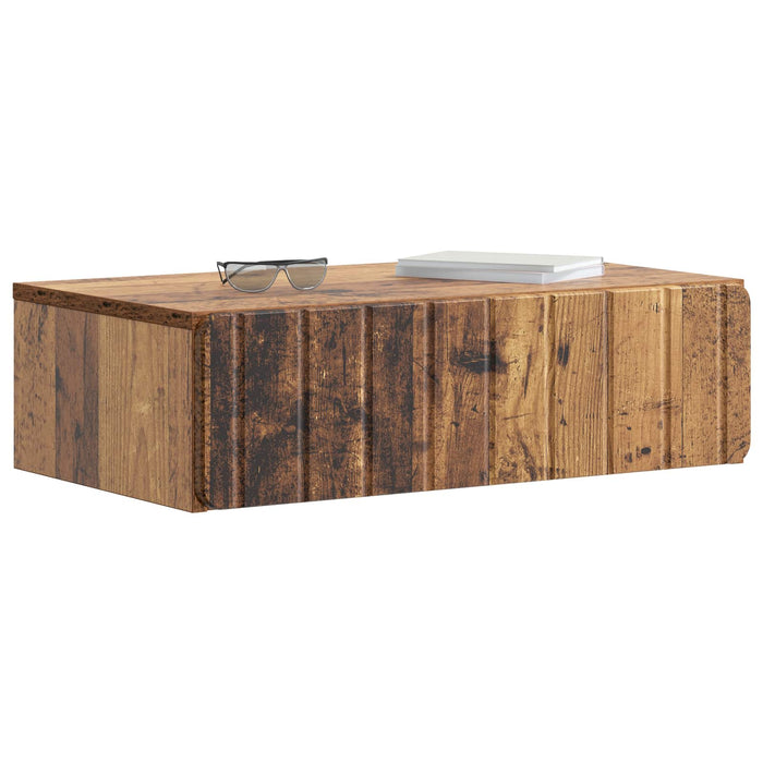 Masă laterală montată pe perete Lemn vechi 59 x 34,5 x 17 cm - WALTI WALTI