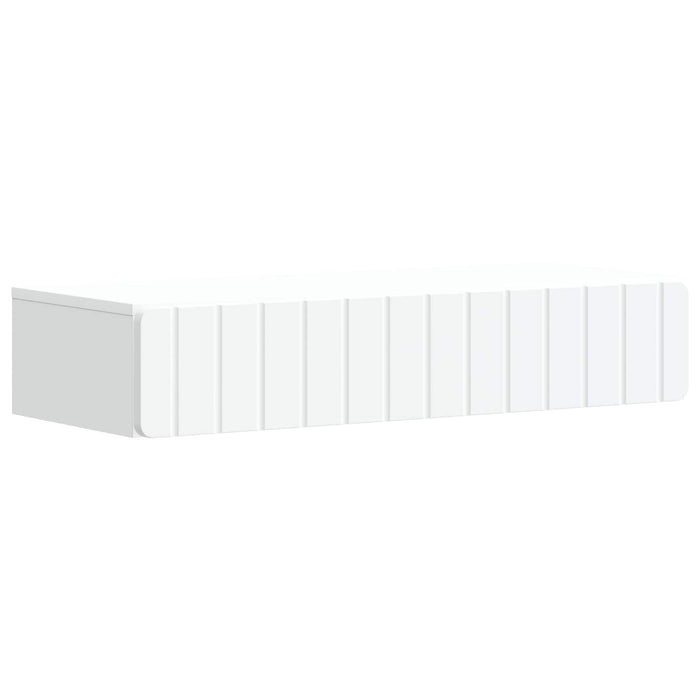 Masă laterală montată pe perete Alb 87,5 x 34,5 x 17 cm WALTI