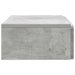 Masă laterală montată pe perete Gri Beton 87,5 x 34,5 x 17 cm - WALTI WALTI