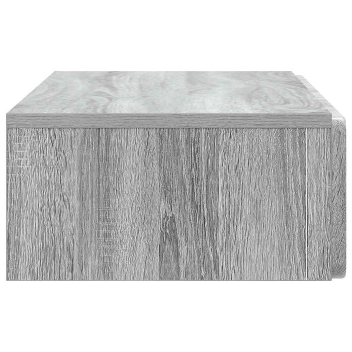 Masă laterală montată pe perete Sonoma gri 87,5 x 34,5 x 17 cm - WALTI WALTI