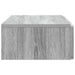Masă laterală montată pe perete Sonoma gri 87,5 x 34,5 x 17 cm - WALTI WALTI