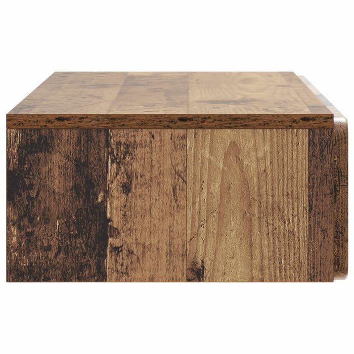 Masă laterală montată pe perete Lemn vechi 87,5 x 34,5 x 17 cm - WALTI WALTI