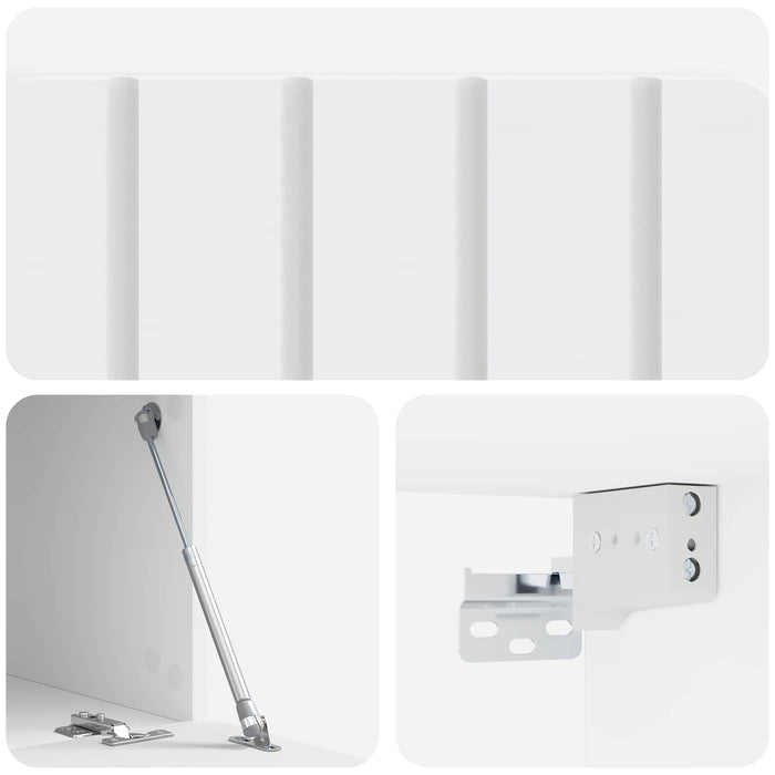 Oglindă TV montată pe perete Pe perete Alb 59,5 x 41 x 30 cm - WALTI WALTI
