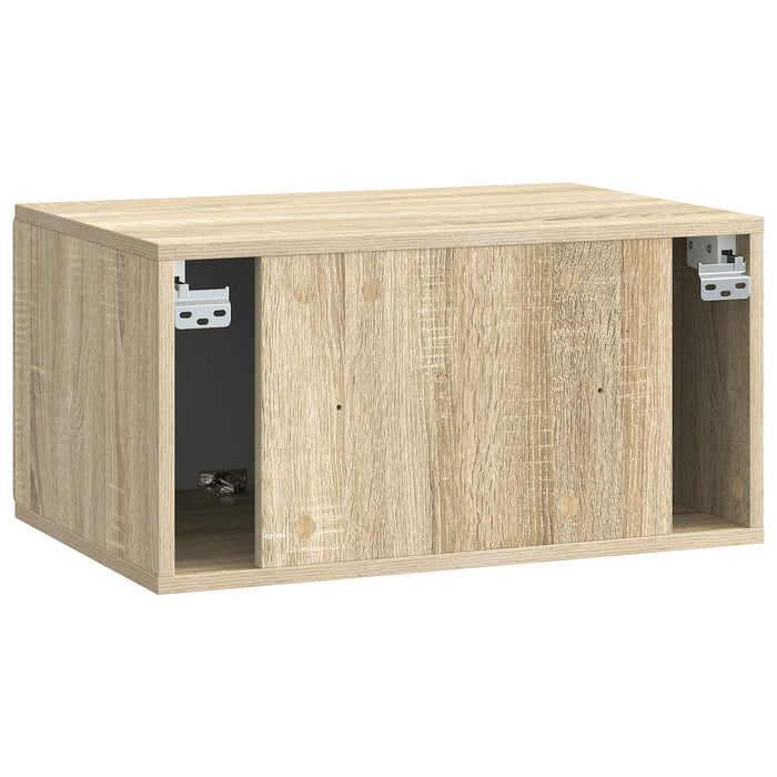 Oglindă TV montată pe perete Stejar Sonoma 59,5 x 41 x 30 cm - WALTI WALTI