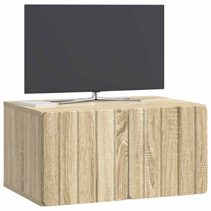 Oglindă TV montată pe perete Stejar Sonoma 59,5 x 41 x 30 cm - WALTI WALTI