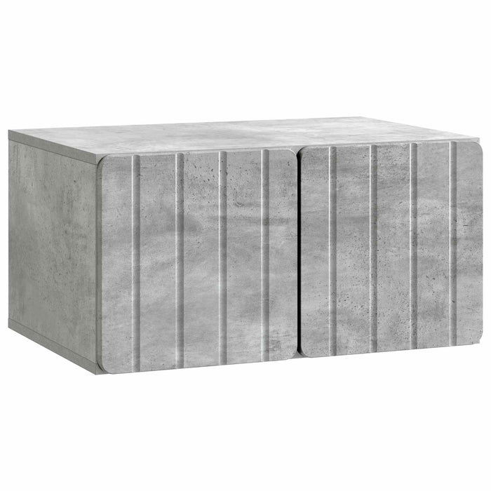 Oglindă TV montată pe perete Gri Beton 59,5 x 41 x 30 cm - WALTI WALTI
