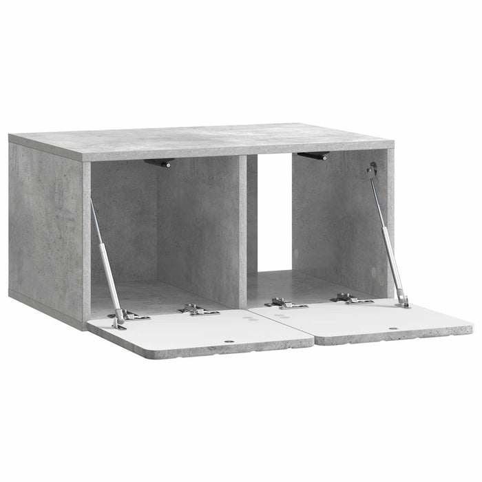 Oglindă TV montată pe perete Gri Beton 59,5 x 41 x 30 cm - WALTI WALTI
