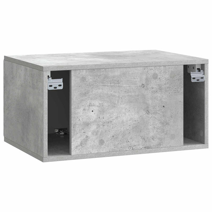 Oglindă TV montată pe perete Gri Beton 59,5 x 41 x 30 cm - WALTI WALTI