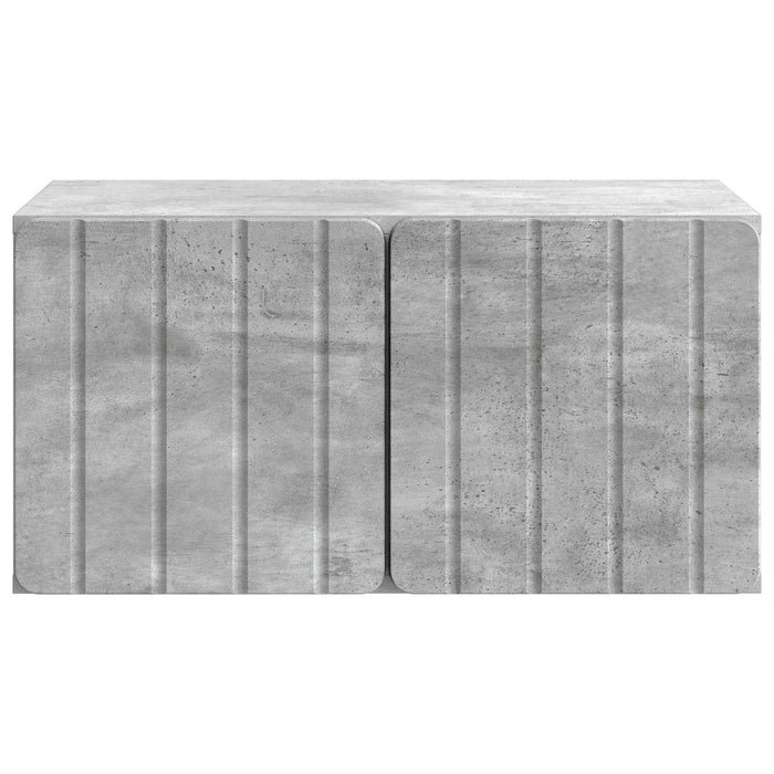 Oglindă TV montată pe perete Gri Beton 59,5 x 41 x 30 cm - WALTI WALTI