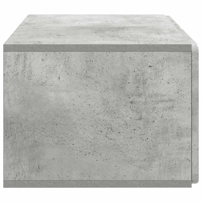 Oglindă TV montată pe perete Gri Beton 59,5 x 41 x 30 cm - WALTI WALTI
