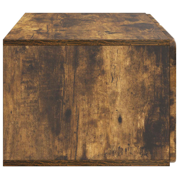 Oglindă TV montată pe perete Stejar fumuriu 59,5 x 41 x 30 cm - WALTI WALTI