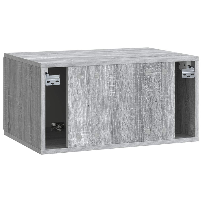 Oglindă TV montată pe perete Sonoma gri 59,5 x 41 x 30 cm - WALTI WALTI