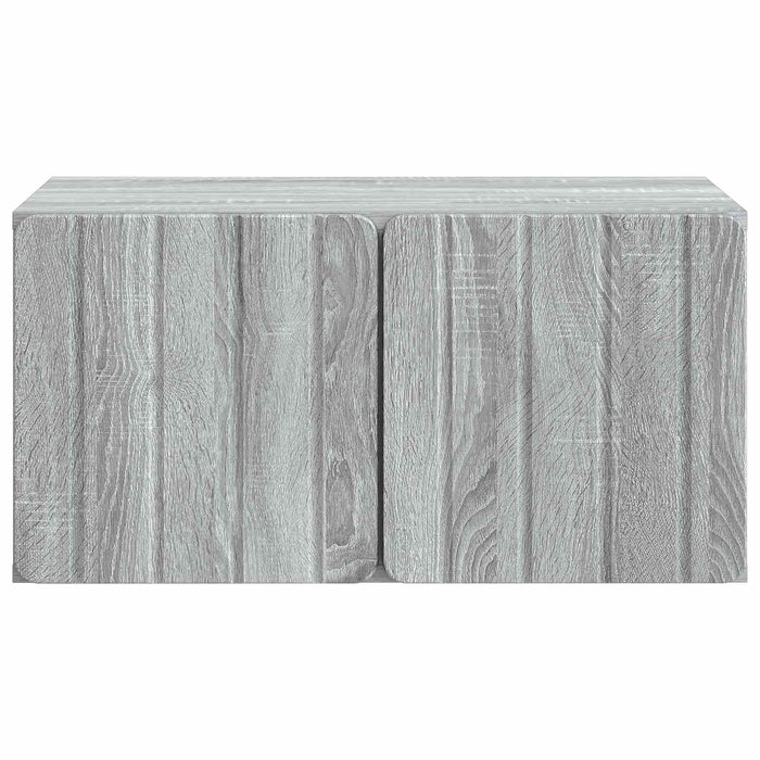 Oglindă TV montată pe perete Sonoma gri 59,5 x 41 x 30 cm - WALTI WALTI