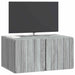 Oglindă TV montată pe perete Sonoma gri 59,5 x 41 x 30 cm - WALTI WALTI