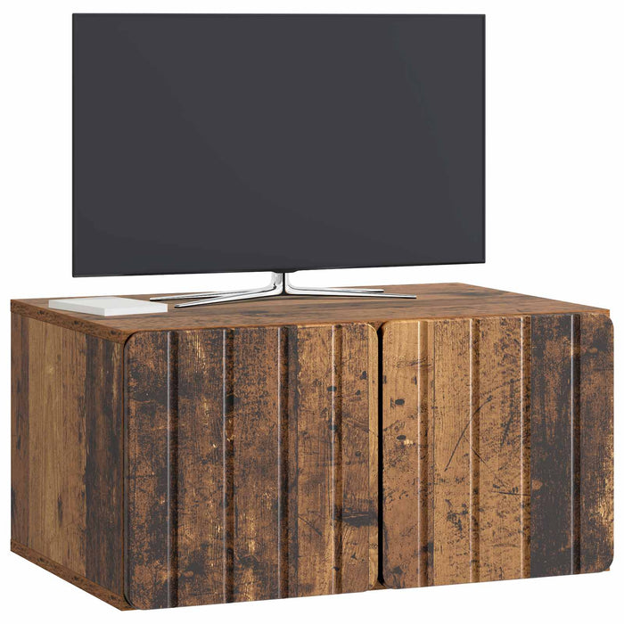 Oglindă TV montată pe perete Lemn vechi 59,5 x 41 x 30 cm - WALTI WALTI