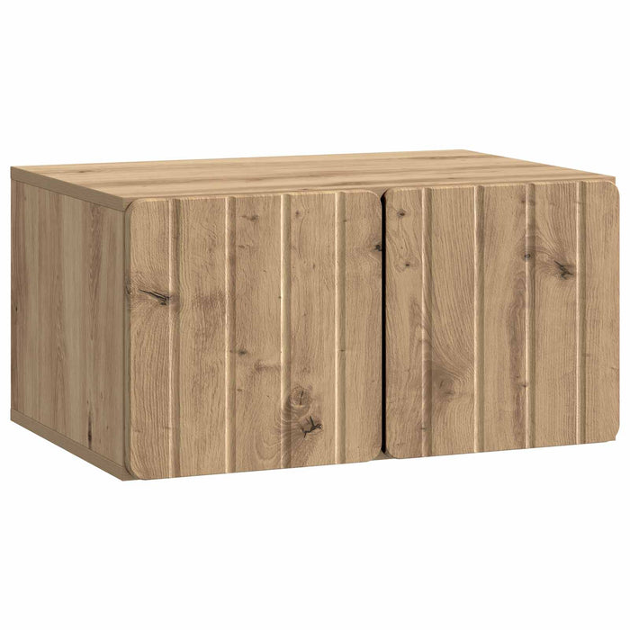 Oglindă TV montată pe perete Stejar Artizanal 59,5 x 41 x 30 cm - WALTI WALTI