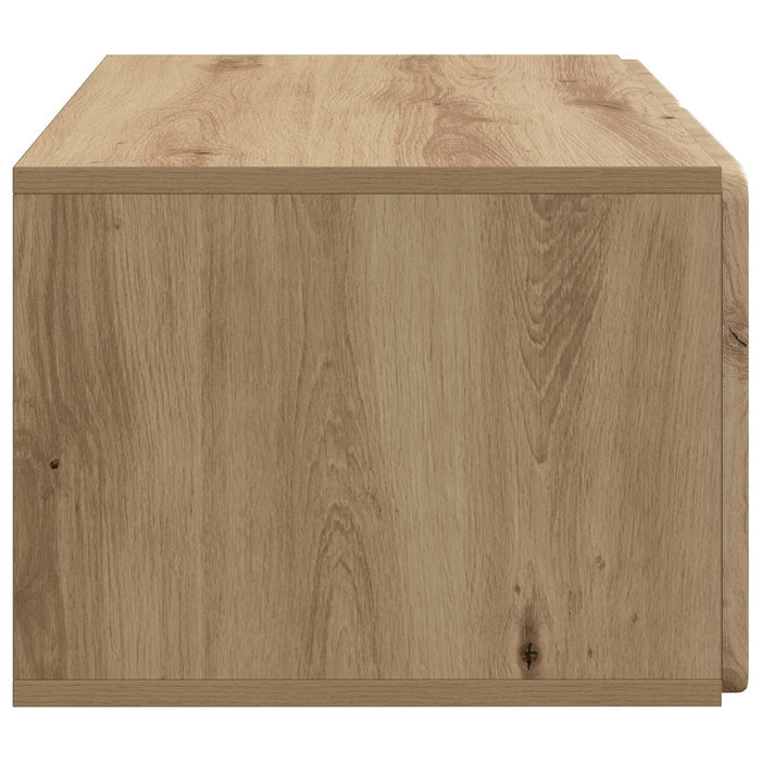 Oglindă TV montată pe perete Stejar Artizanal 59,5 x 41 x 30 cm - WALTI WALTI